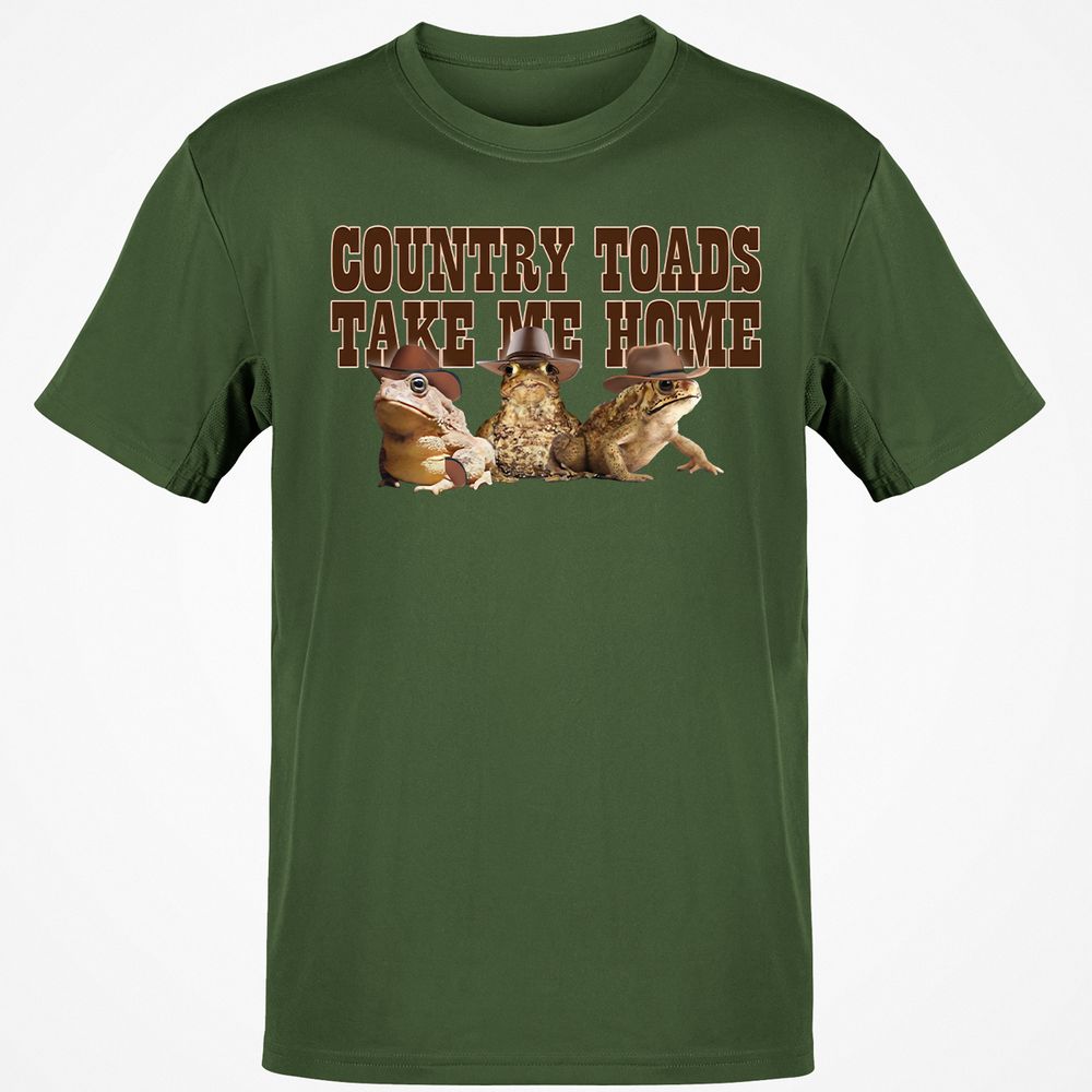 Country Toads Take Me Home - Military Green - 6