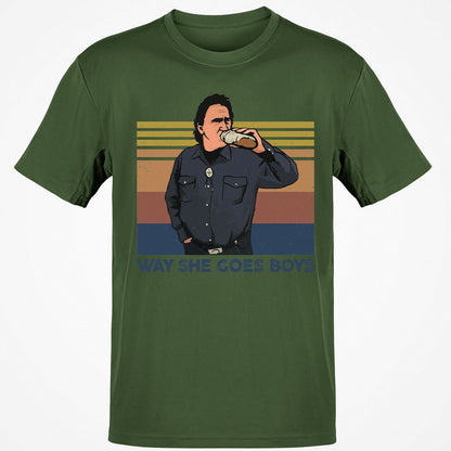 Classic Unisex T-Shirt - ZAH11RNM - Military Green - 6