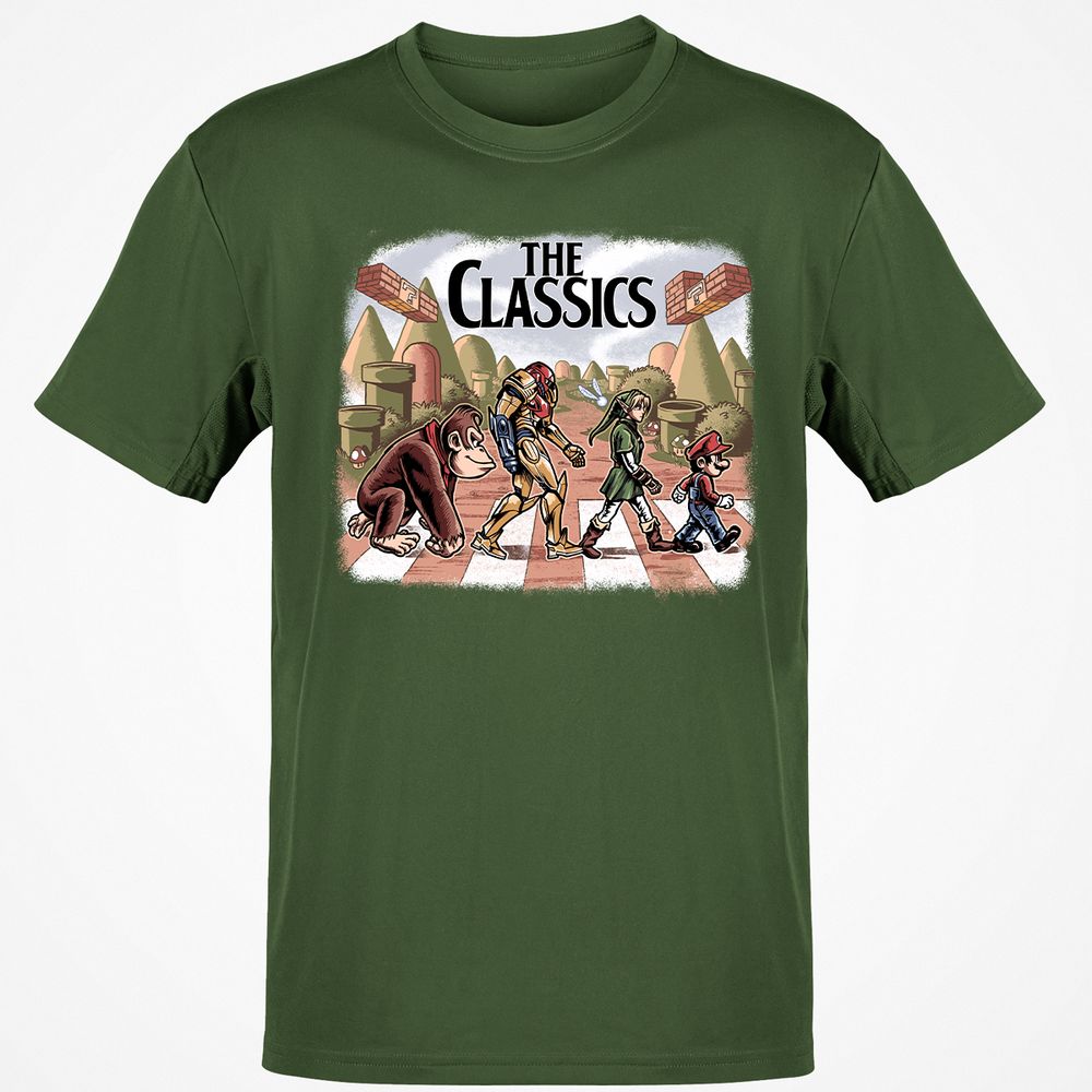 Classic Unisex T-Shirt - 5NL1ZA7N - Military Green - 6