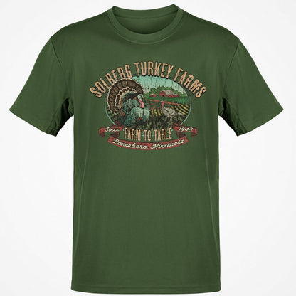 Vintage Turkey Farm Thanksgiving - Military Green - 6