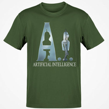 Classic Unisex T-Shirt - N124MVDD - Military Green - 6