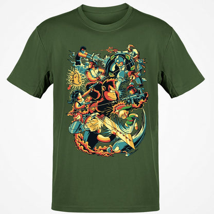 Classic Unisex T-Shirt - BJV6G5NS - Military Green - 6