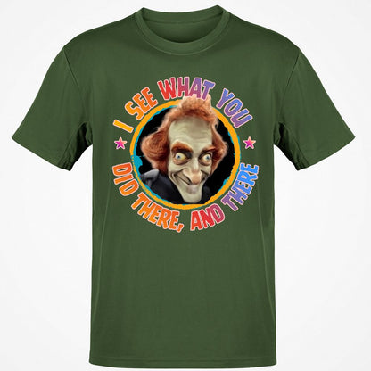 I see what you did there, and there - Military Green - 6