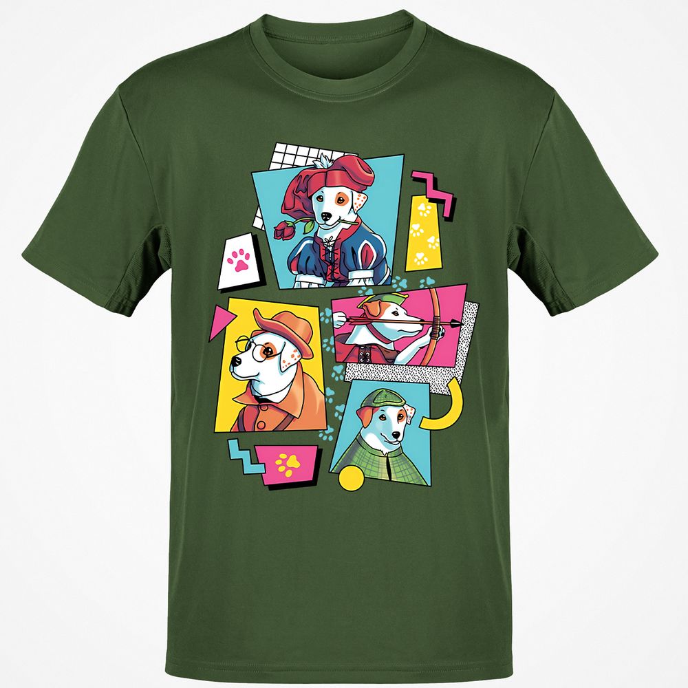 Classic Unisex T-Shirt - V7GBKZZE - Military Green - 6