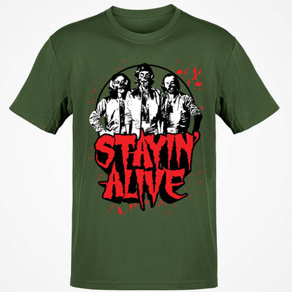 Bee Gees Stay Alive - Military Green - 6