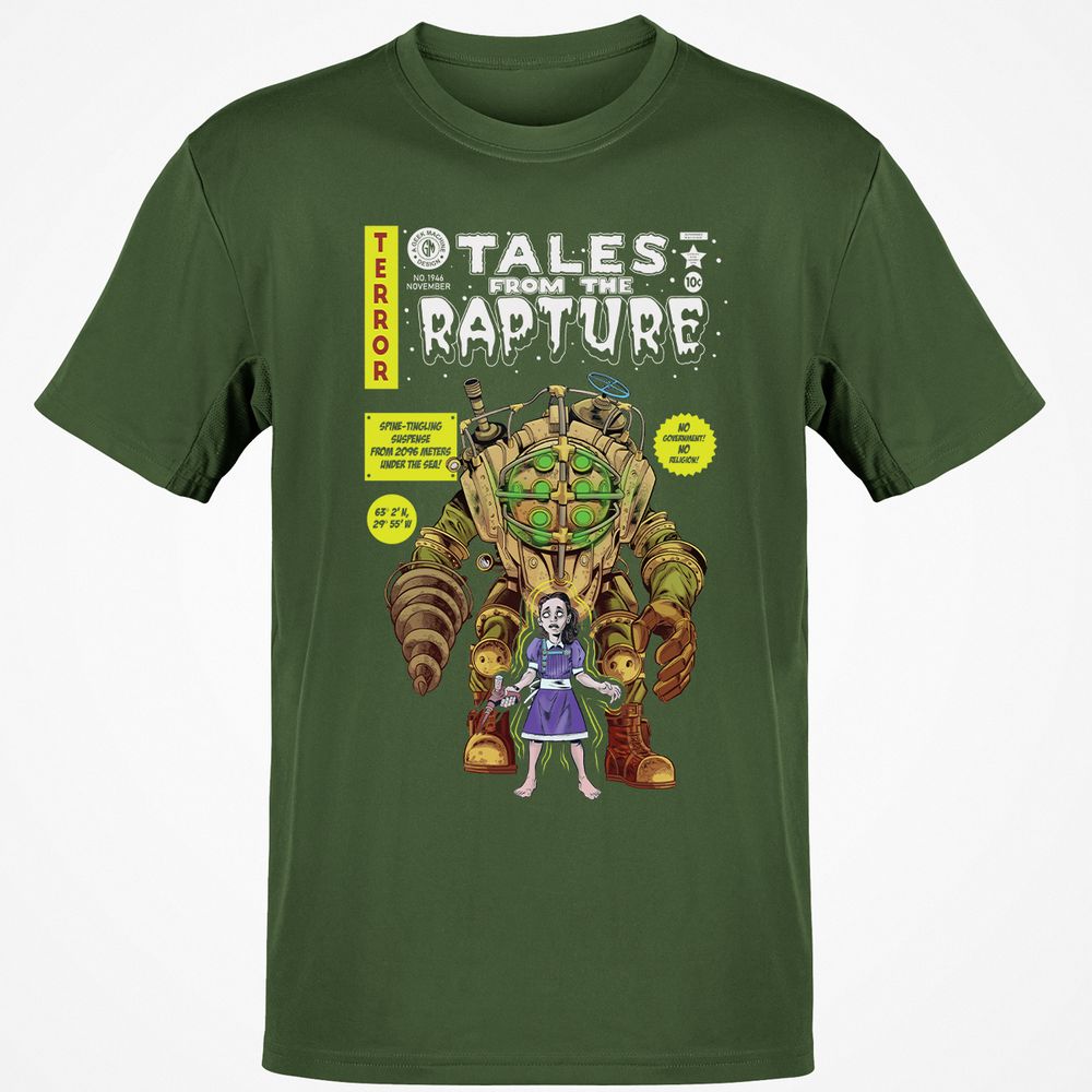 Classic Unisex T-Shirt - ECNX3LSH - Military Green - 6