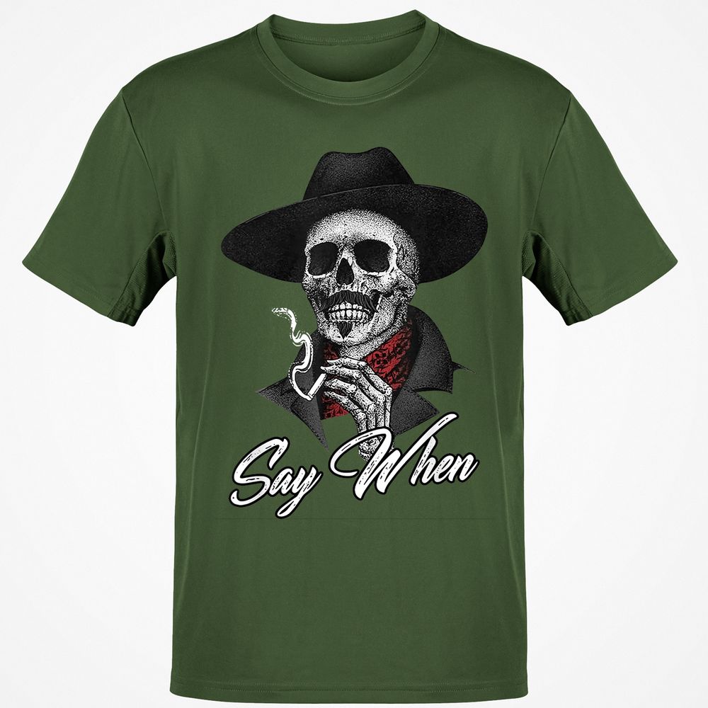 Classic Unisex T-Shirt - QFTTLQM6 - Military Green - 6
