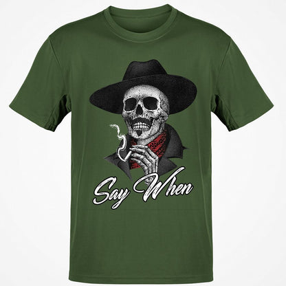Classic Unisex T-Shirt - QFTTLQM6 - Military Green - 6