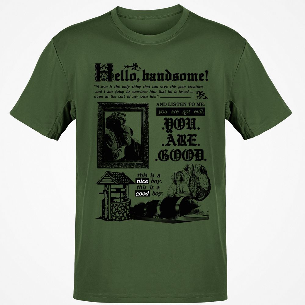Classic Unisex T-Shirt - K5G5XZBJ - Military Green - 6