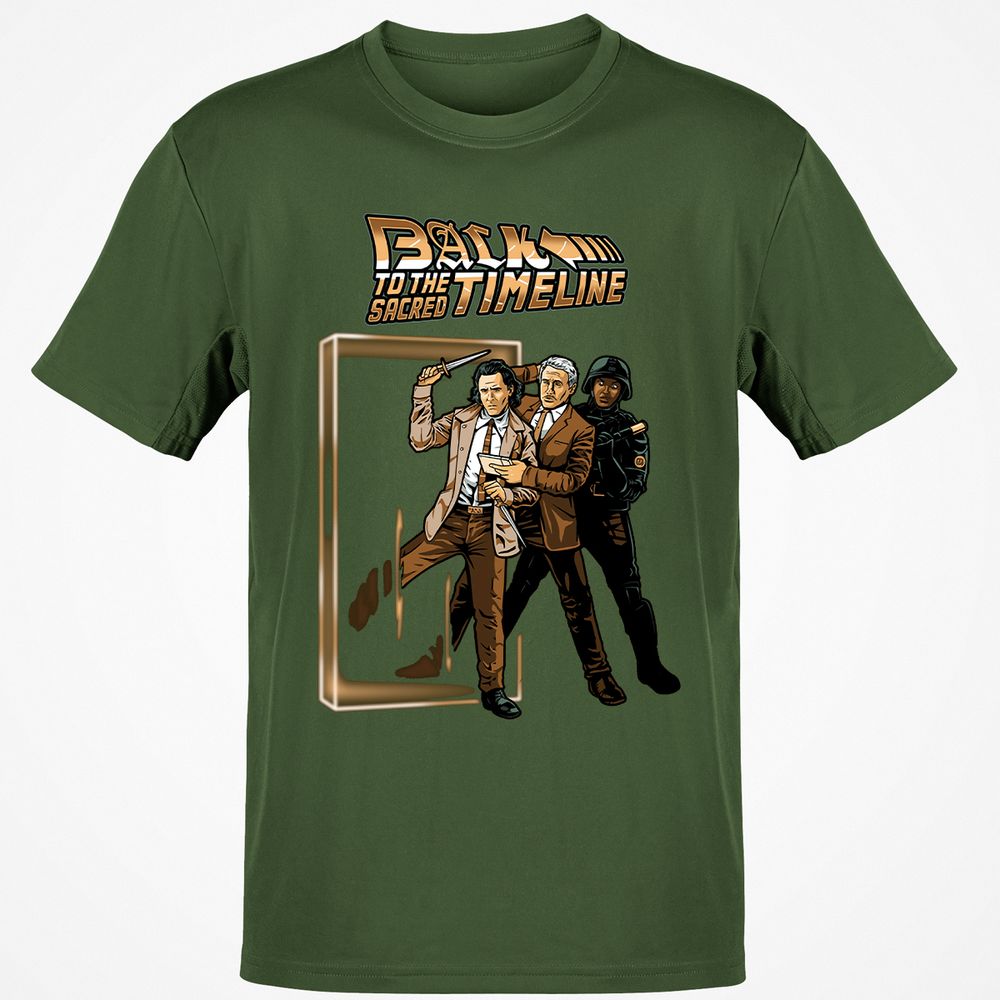 Classic Unisex T-Shirt - E8TER8J7 - Military Green - 6