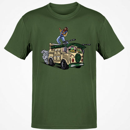 Classic Unisex T-Shirt - QKDNH966 - Military Green - 6