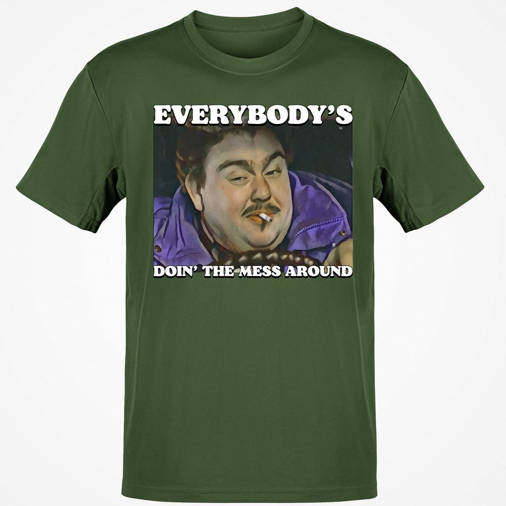 Classic Unisex T-Shirt - ZWDX62RC - Military Green - 6