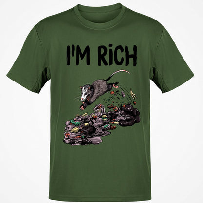 Classic Unisex T-Shirt - CRDCDZY1 - Military Green - 6