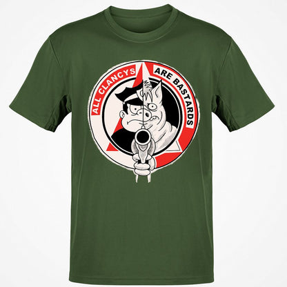 All Clancys Are Bastards - Military Green - 6