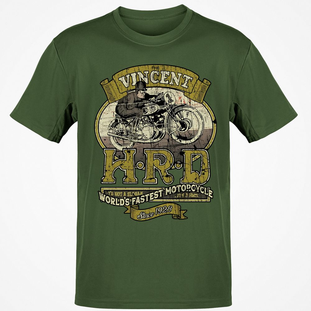 Vincent HRD Motorcycles 1928 - Military Green - 6