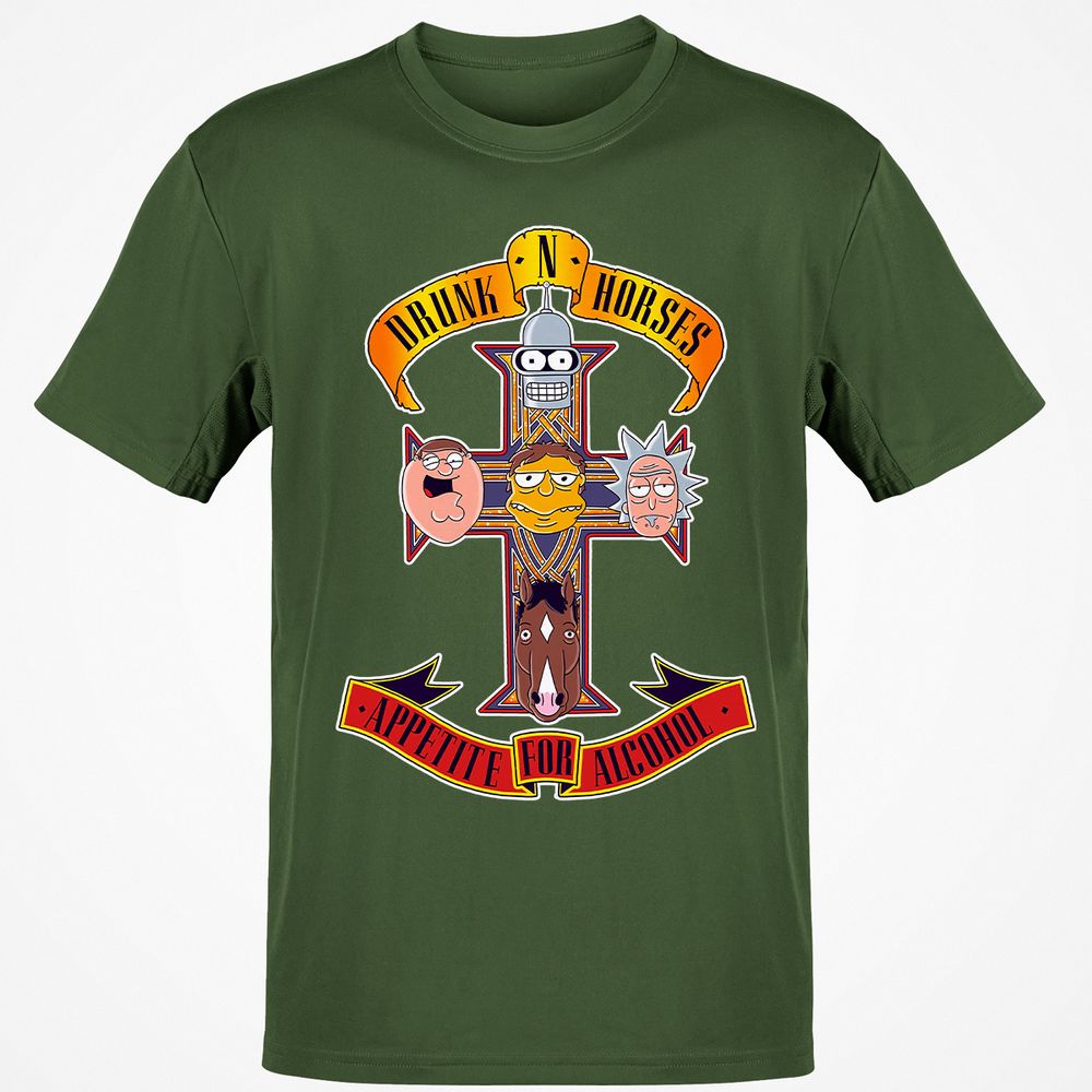 Classic Unisex T-Shirt - L41B8X7T - Military Green - 6
