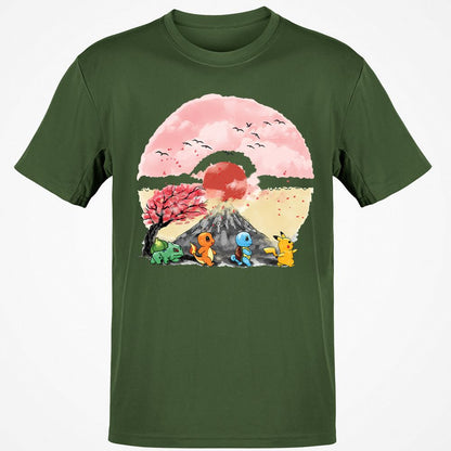 Classic Unisex T-Shirt - YZPXKGT5 - Military Green - 6