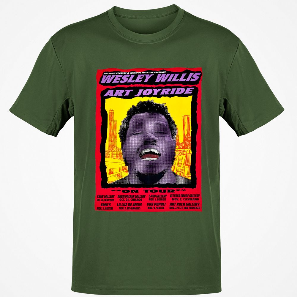 WESLEY WILLIS - ART JOYRIDE - Military Green - 6