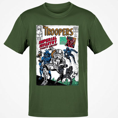 Classic Unisex T-Shirt - U73YU5F9 - Military Green - 6