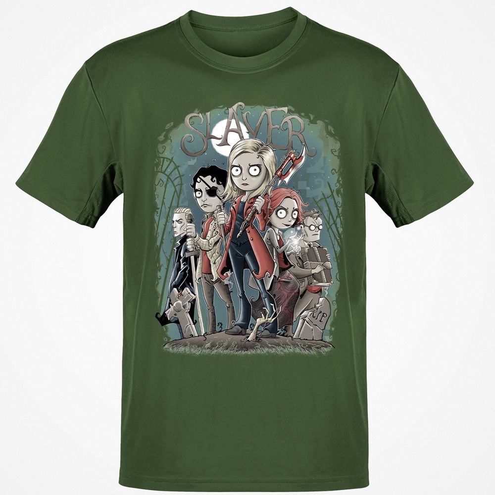 Classic Unisex T-Shirt - PJR4CUEC - Military Green - 6