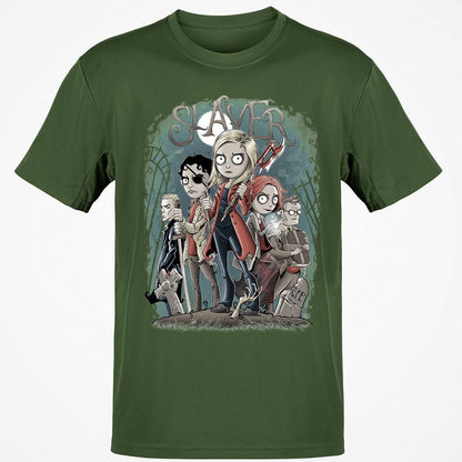 Classic Unisex T-Shirt - PJR4CUEC - Military Green - 6