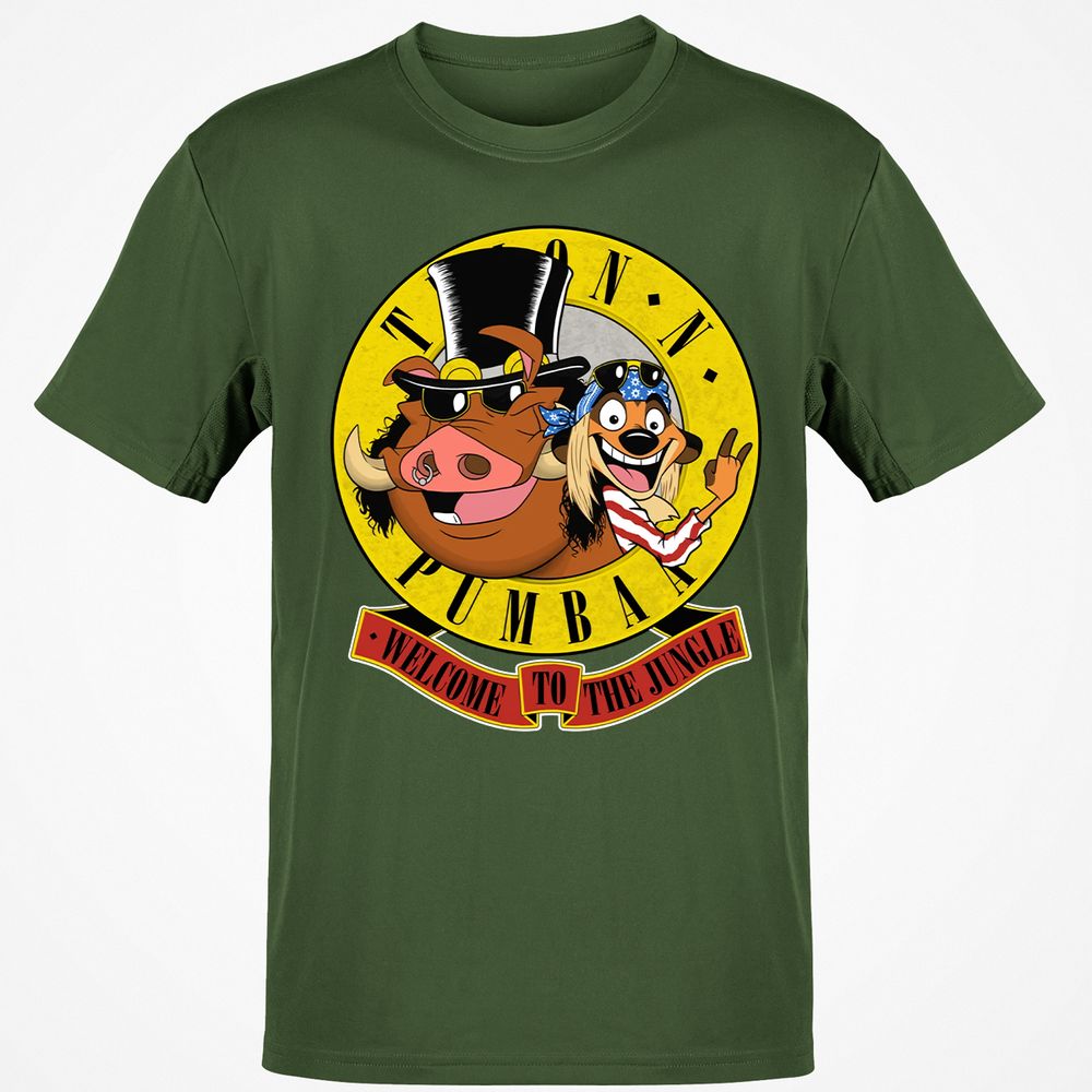 Classic Unisex T-Shirt - Black - Military Green - 6