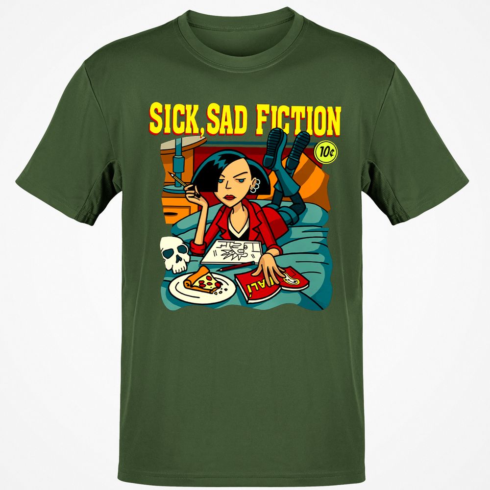 Classic Unisex T-Shirt - 9879KHFF - Military Green - 6