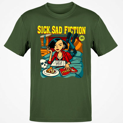 Classic Unisex T-Shirt - 9879KHFF - Military Green - 6