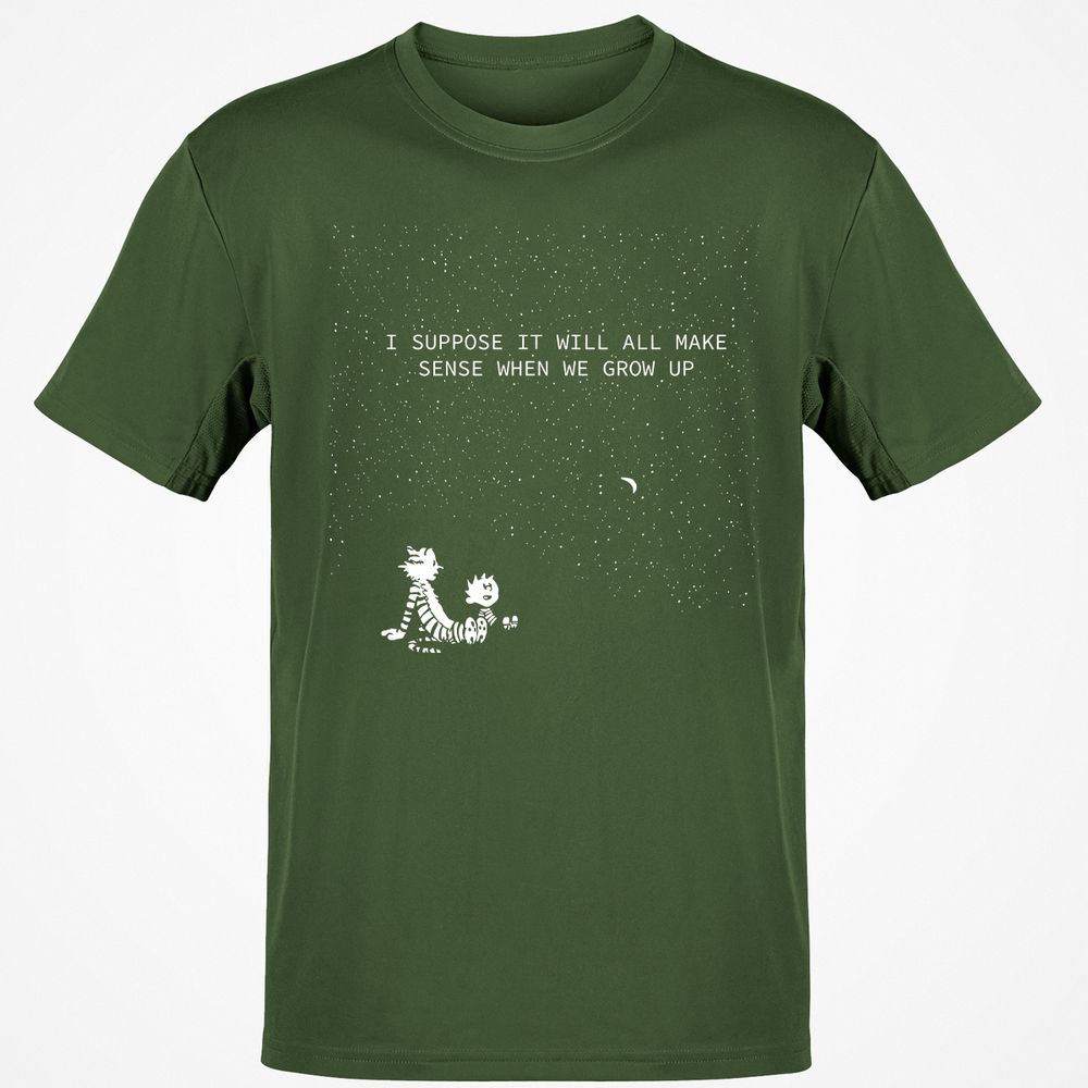 Calvin and Hobbes Stars - Military Green - 6