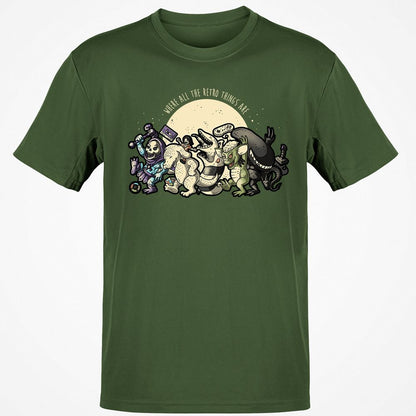 Classic Unisex T-Shirt - 4MJDSNHS - Military Green - 6