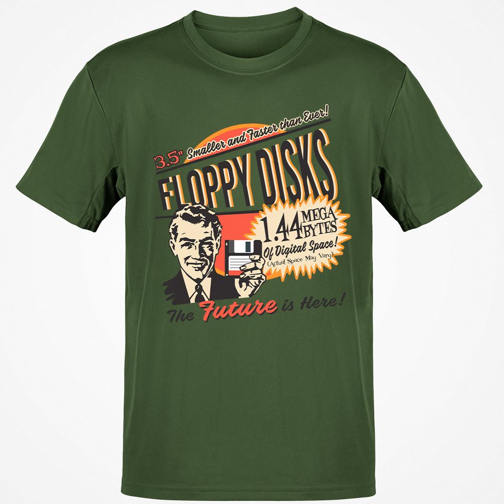 Floppy Disk Retro - Military Green - 6