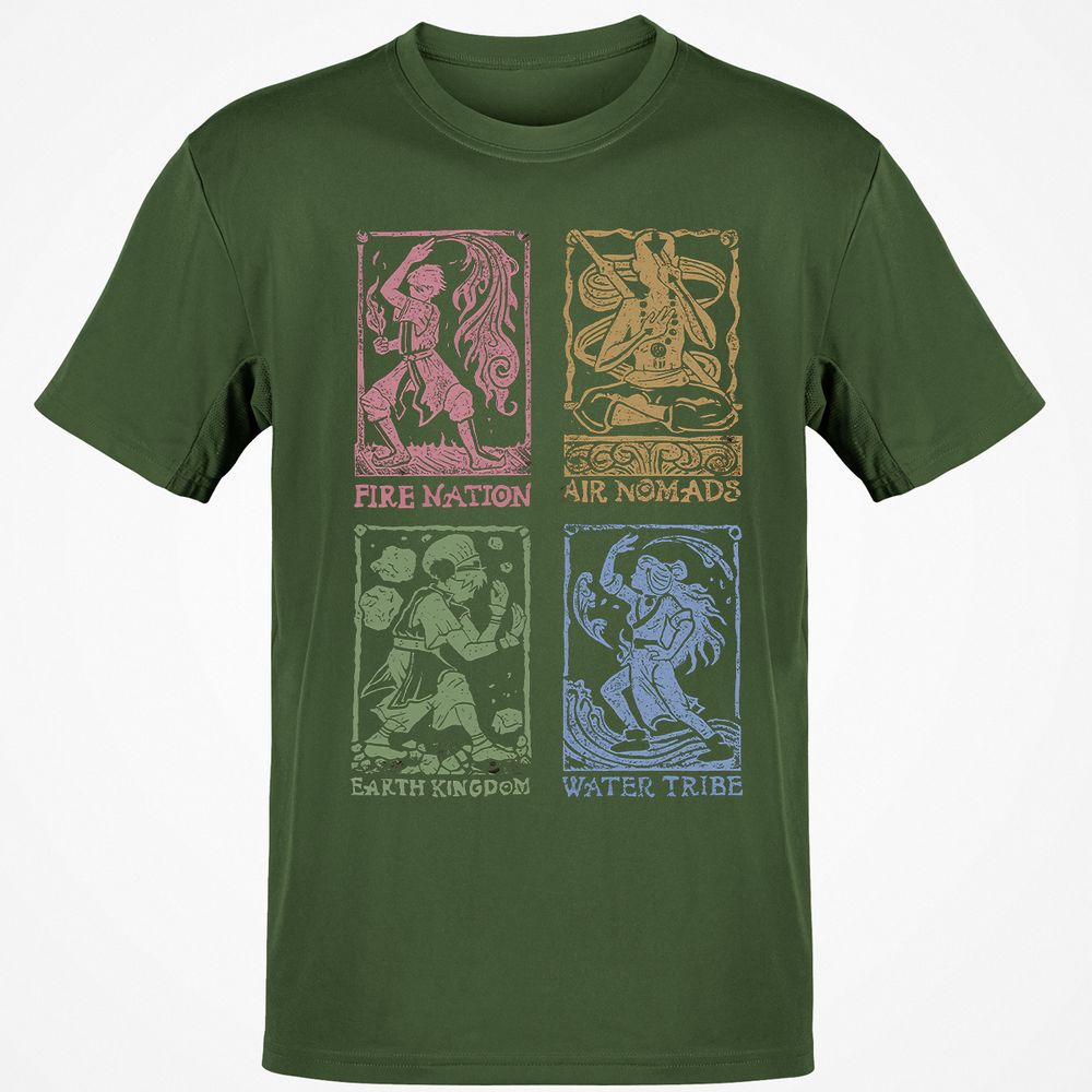 Classic Unisex T-Shirt - K5ZZGR7V - Military Green - 6