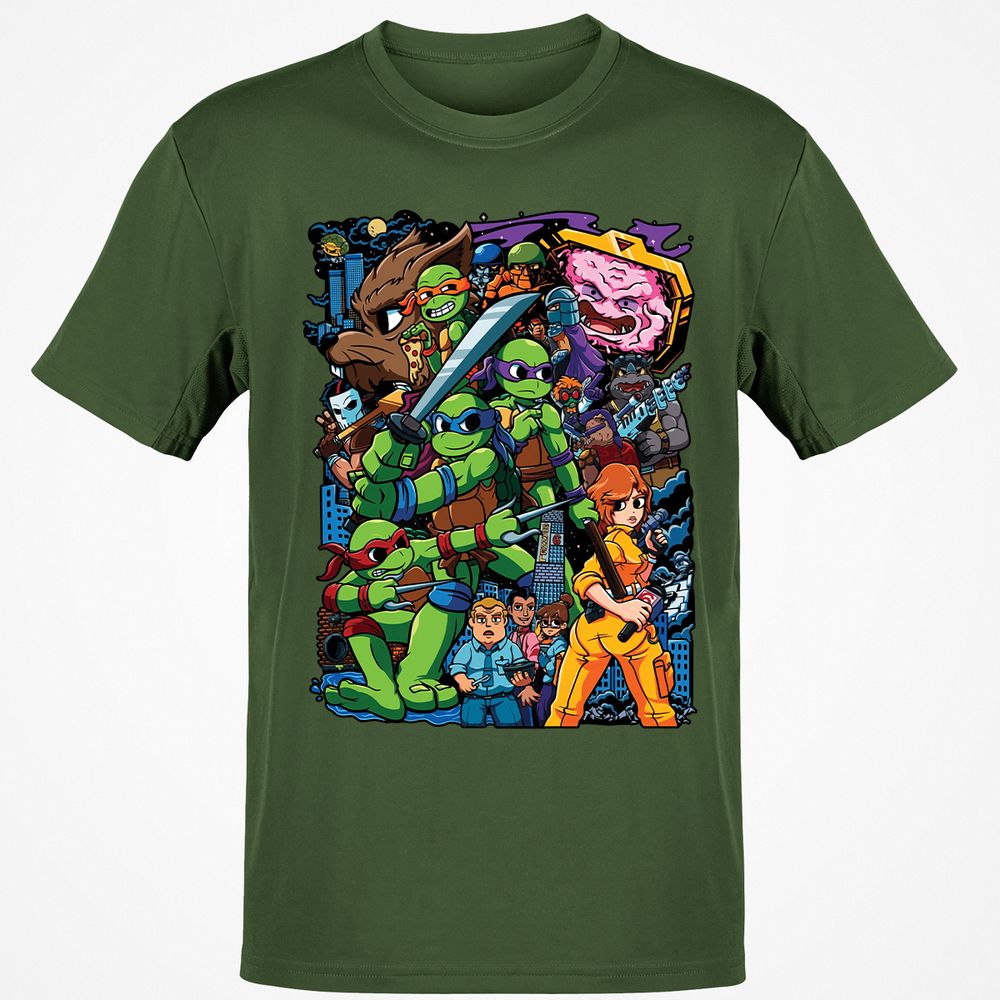 Classic Unisex T-Shirt - HUMQPNWC - Military Green - 6