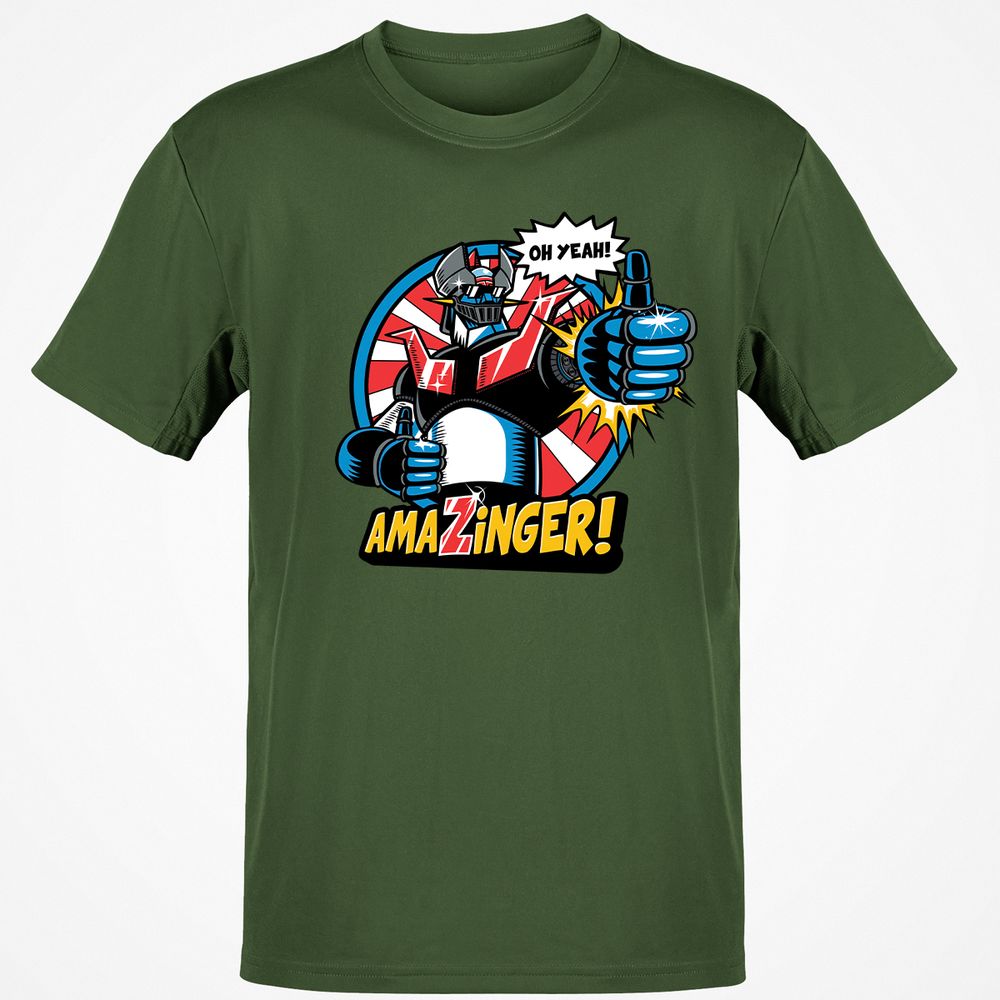 Classic Unisex T-Shirt - LPQ348SN - Military Green - 6