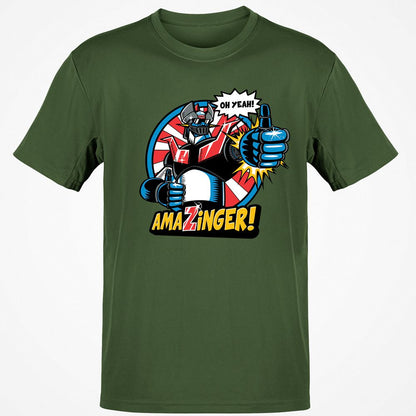 Classic Unisex T-Shirt - LPQ348SN - Military Green - 6