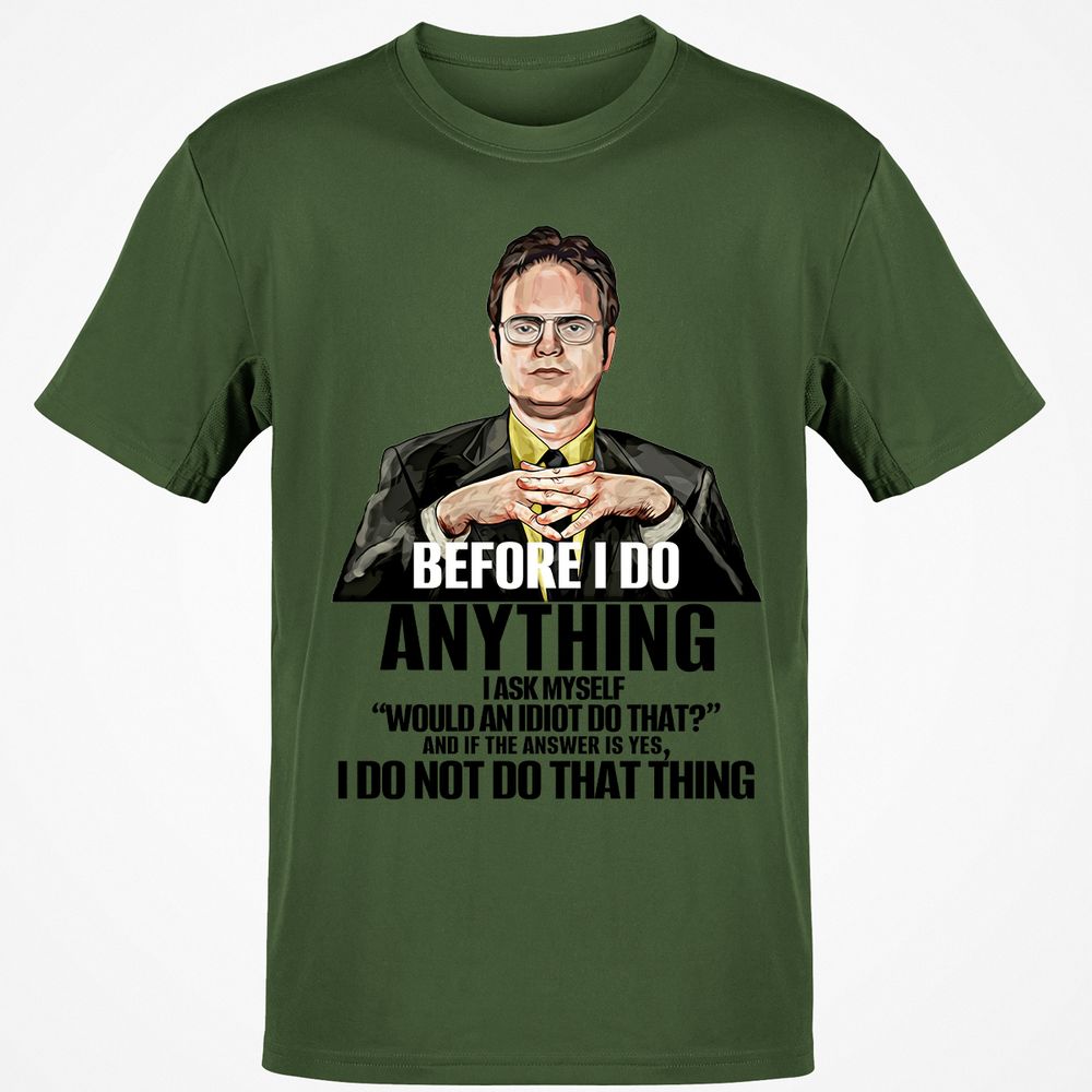 Classic Unisex T-Shirt - 5B3HACJX - Military Green - 6