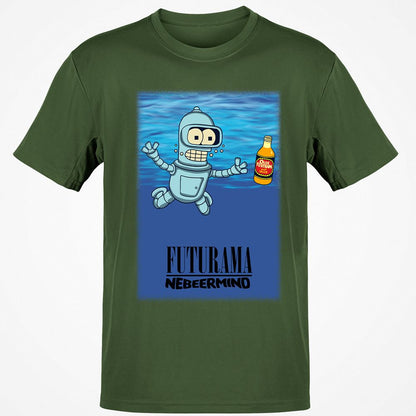 Classic Unisex T-Shirt - ZU4MGFEV - Military Green - 6