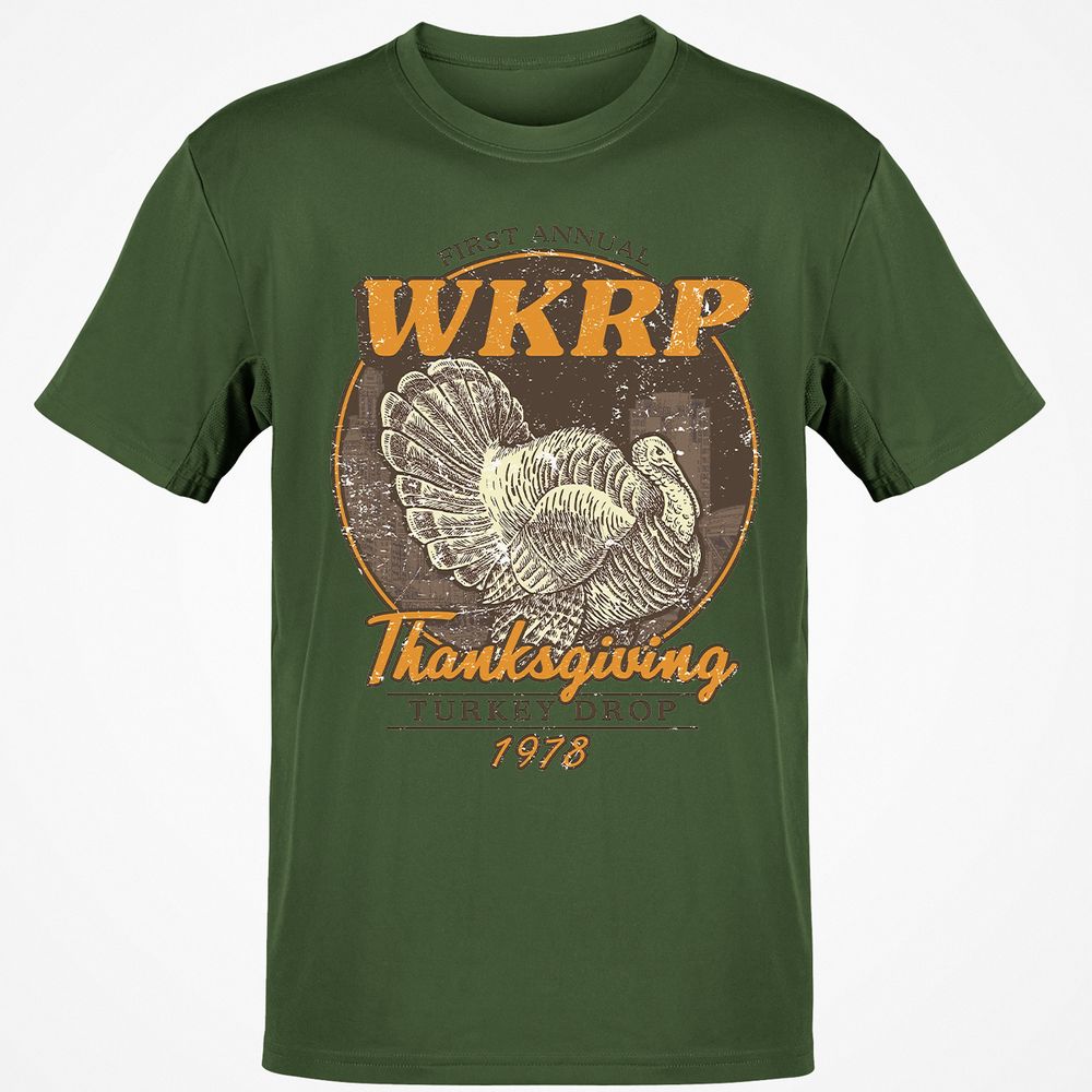 WKRP Turkey Drop - Military Green - 6