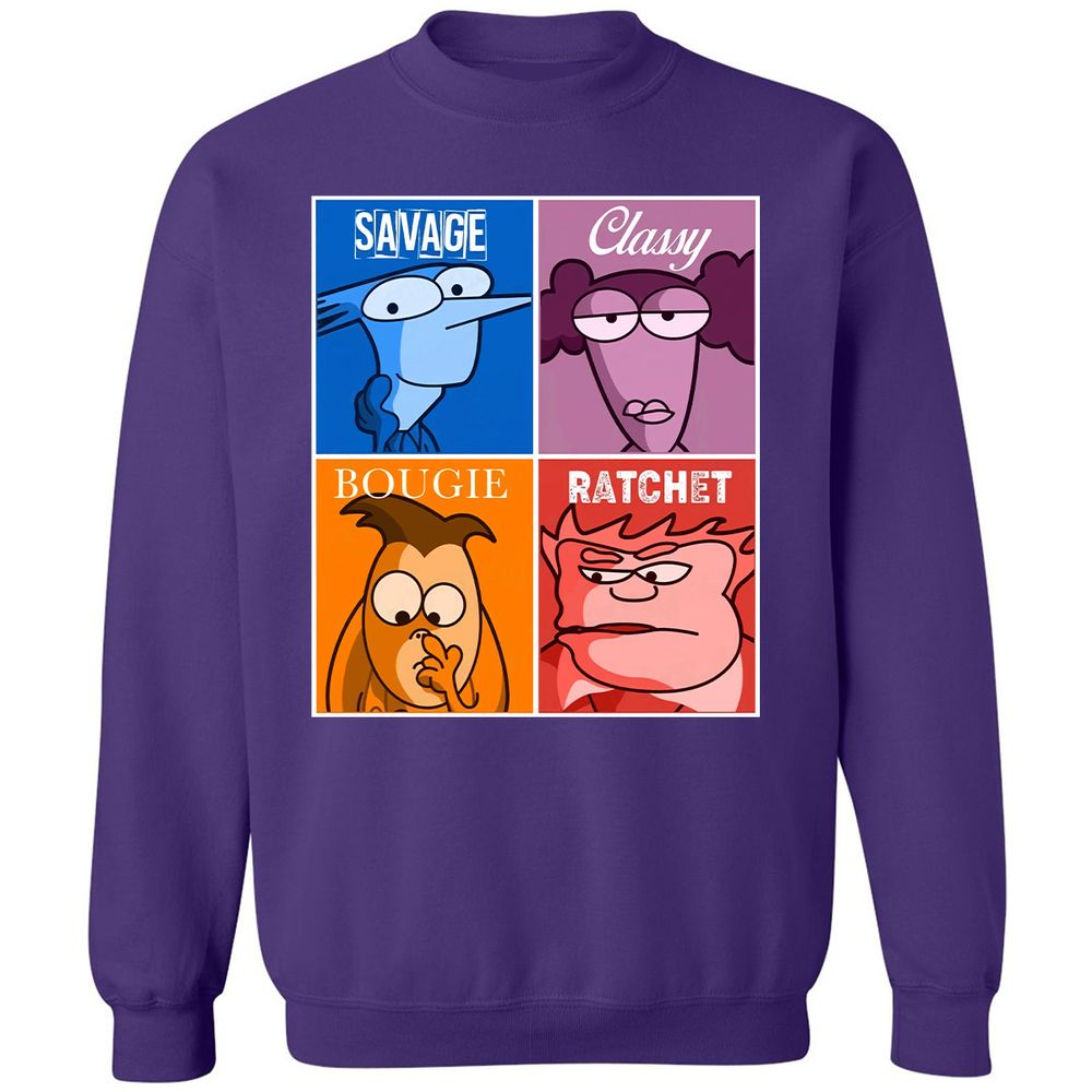 Classic Unisex Sweatshirt - 6NSDXMZ8 - Purple - 6