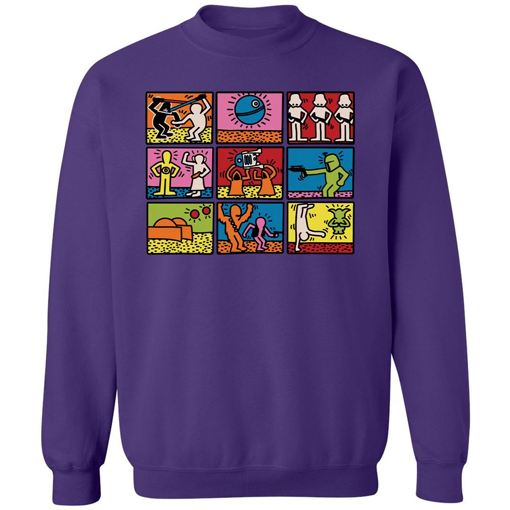 Classic Unisex Sweatshirt - ALLXRSSM - Purple - 6