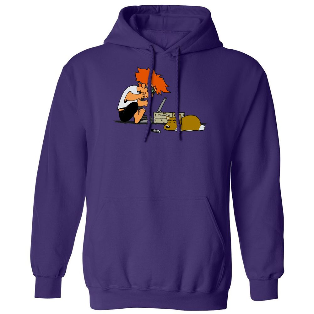 Classic Unisex Hoodie - Q1VA4LUJ - Purple - 6