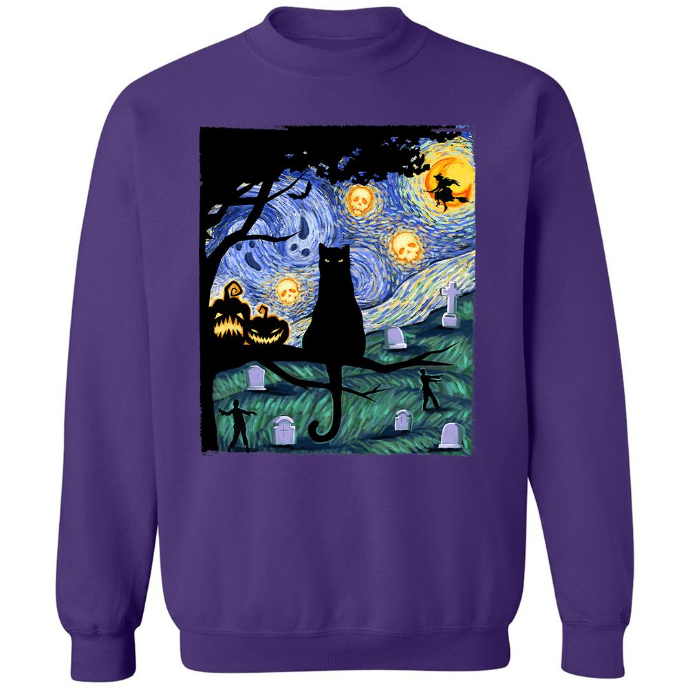 Classic Unisex Sweatshirt - UWFHC3CC - Purple - 6
