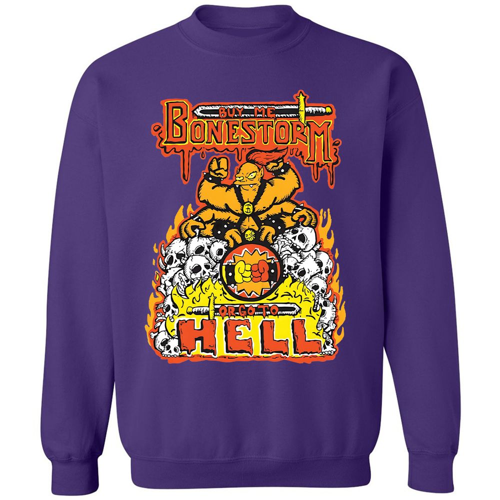 Classic Unisex Sweatshirt - A3U8XR5F - Purple - 6