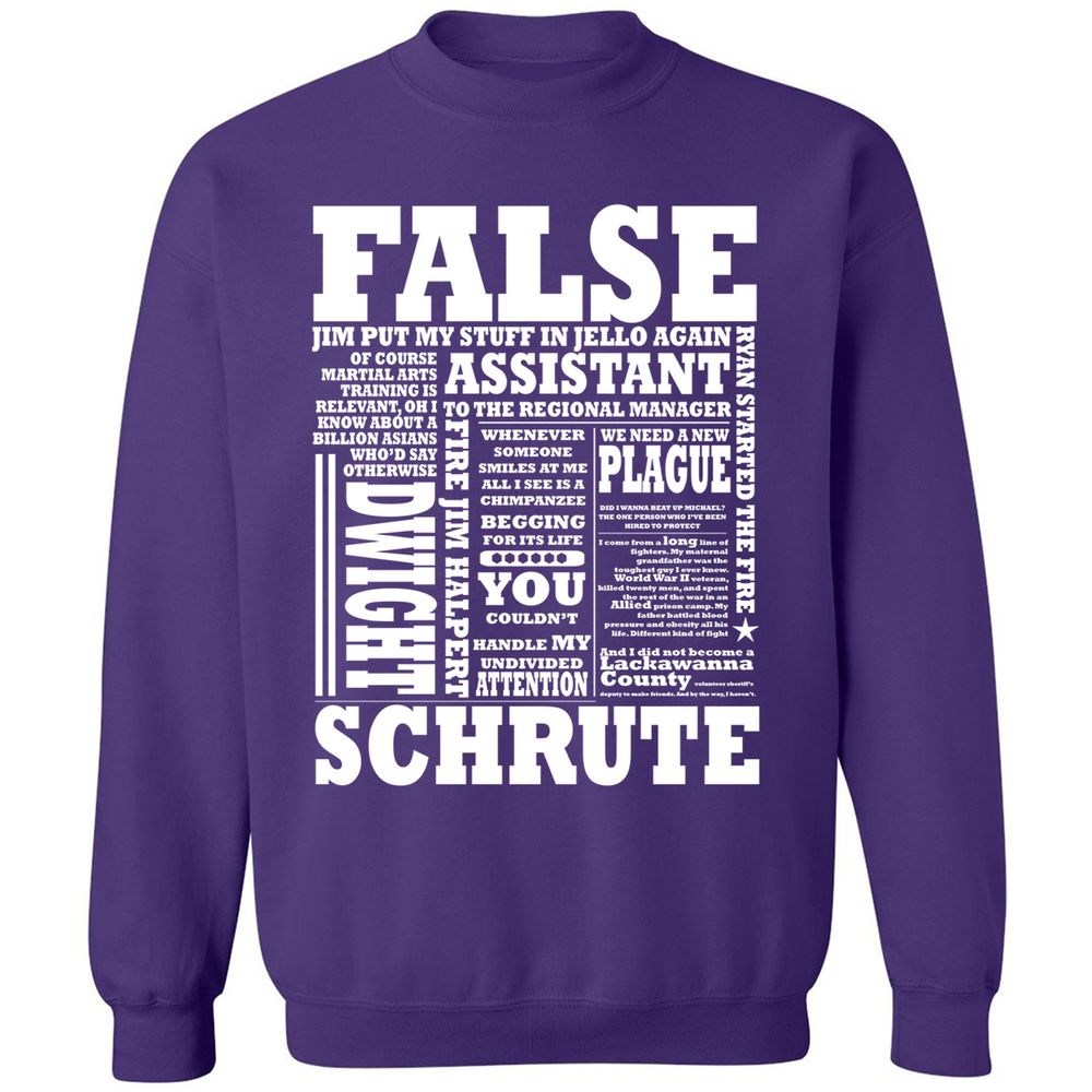 Classic Unisex Sweatshirt - 1X6P8F49 - Purple - 6