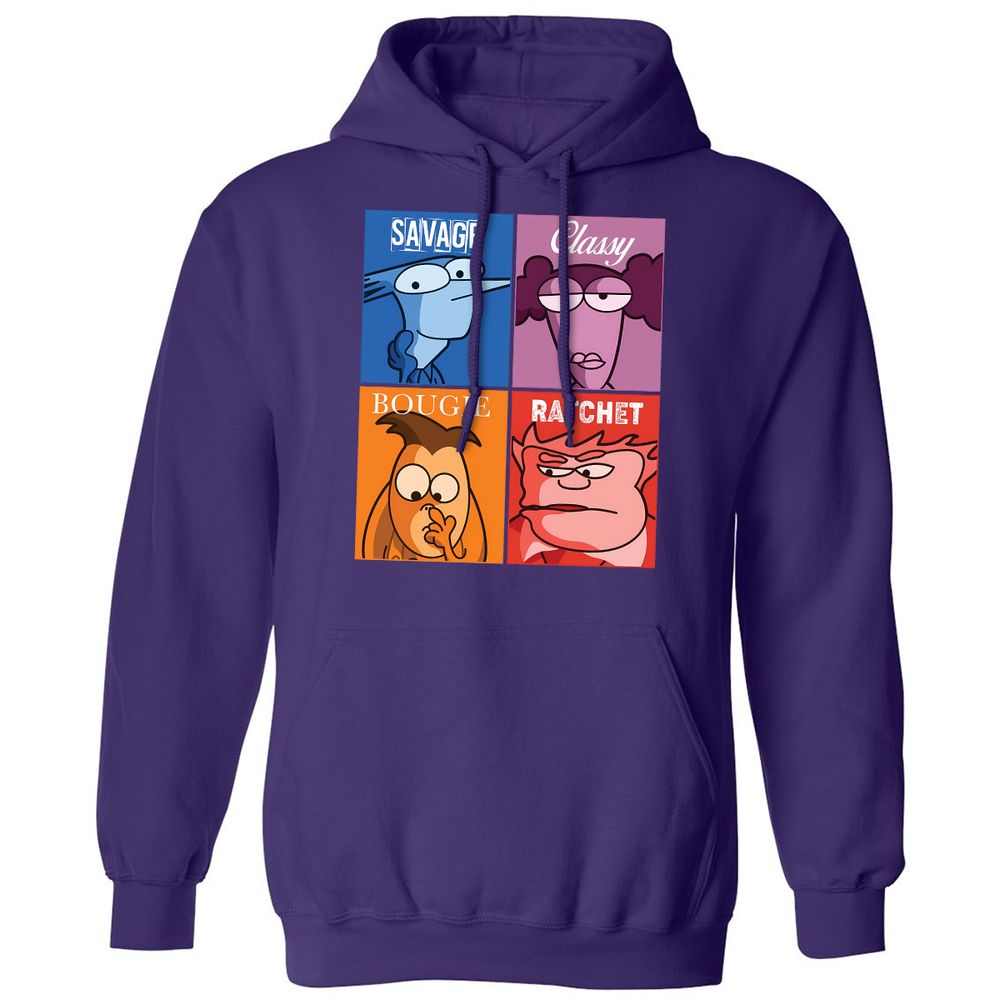 Classic Unisex Hoodie - 1H8KXP2R - Purple - 6
