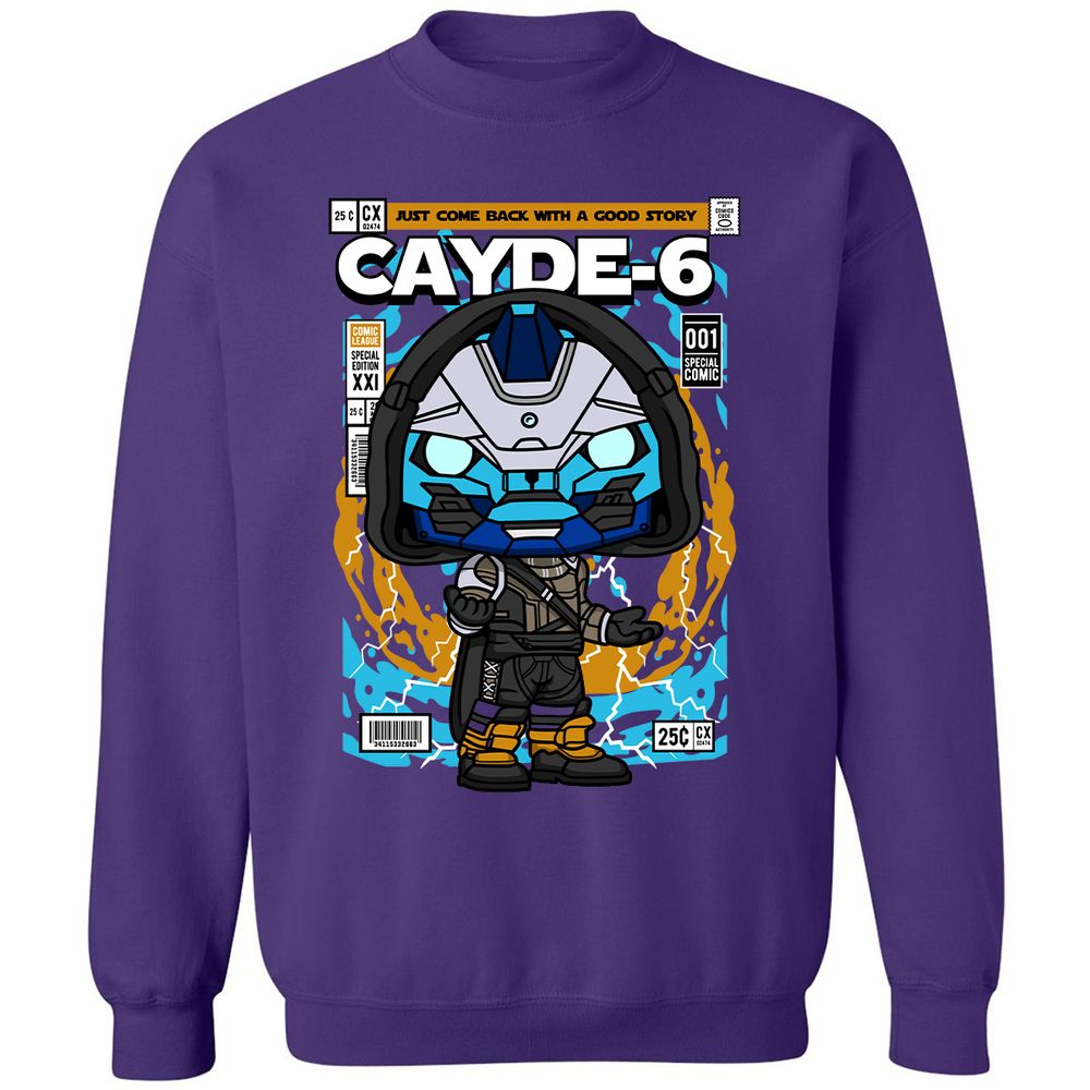 Classic Unisex Sweatshirt - BCQH9J48 - Purple - 6