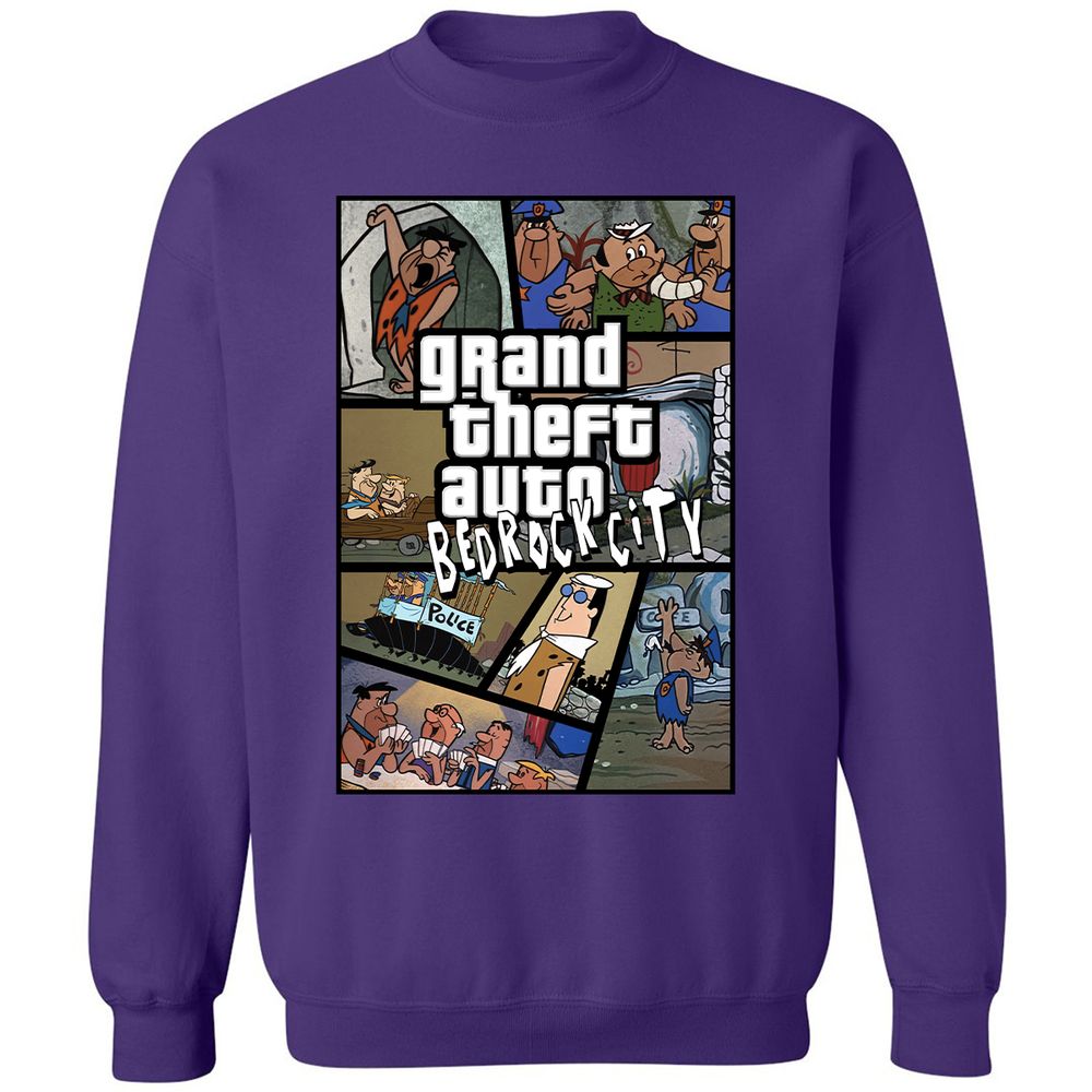 Classic Unisex Sweatshirt - QCVE921Y - Purple - 6