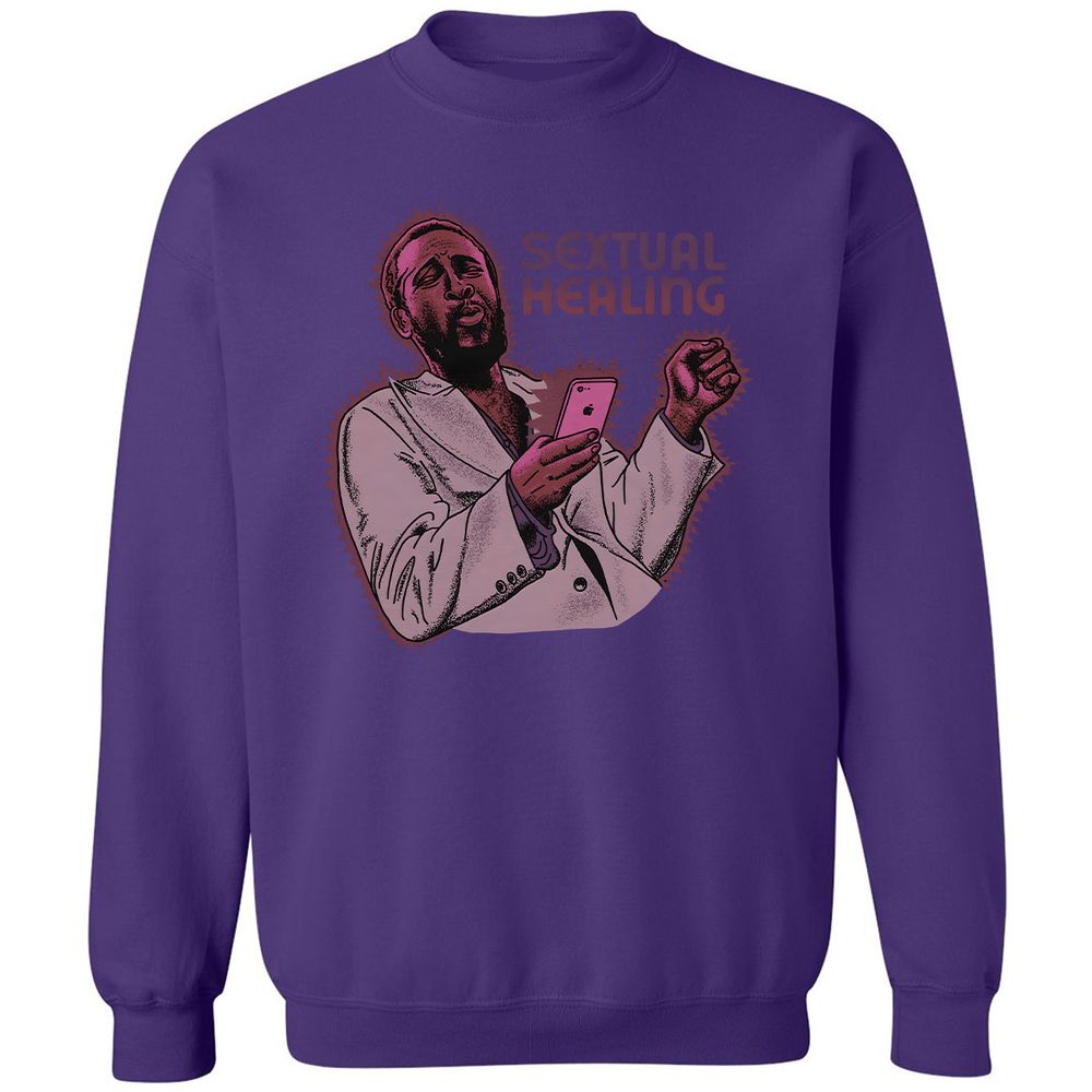 Classic Unisex Sweatshirt - 51X5DPJ8 - Purple - 6