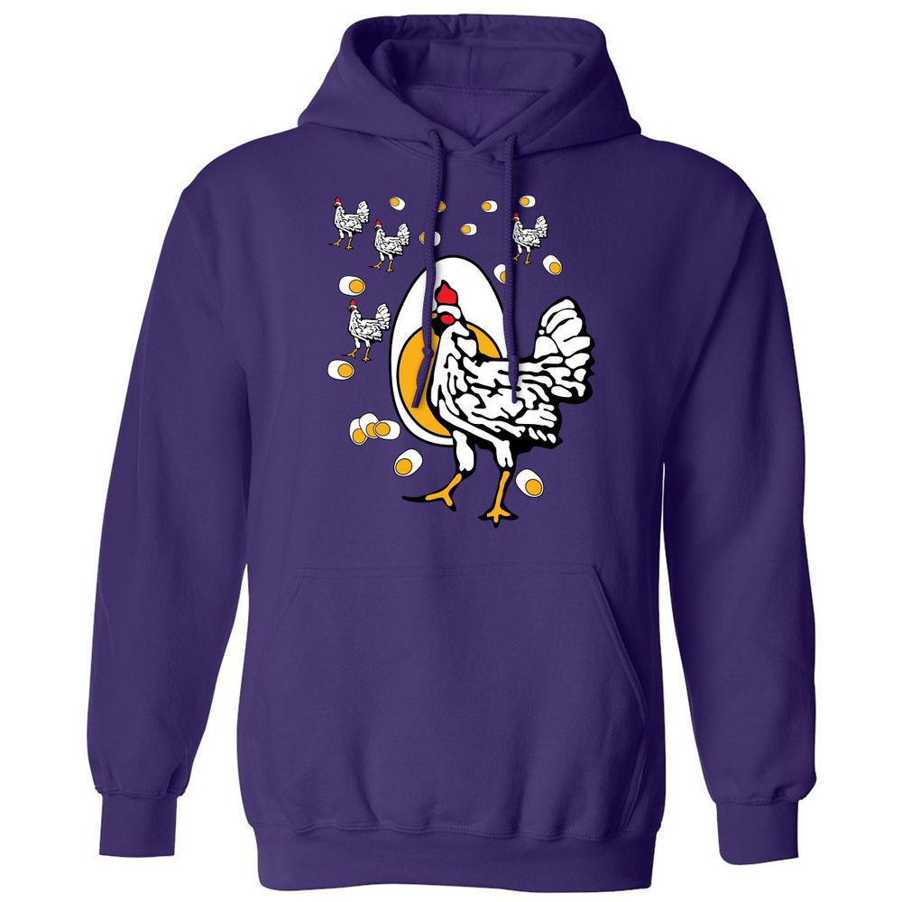 Classic Unisex Hoodie - 9E4PCH5Q - Purple - 6