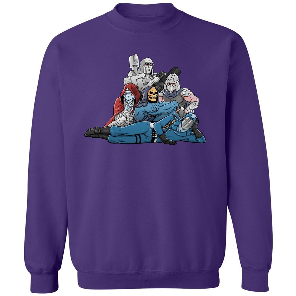 Classic Unisex Sweatshirt - BJAJ34U7 - Purple - 6